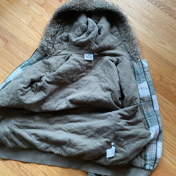 Roxy Green Plaid Jacket - Picture 9 of 9